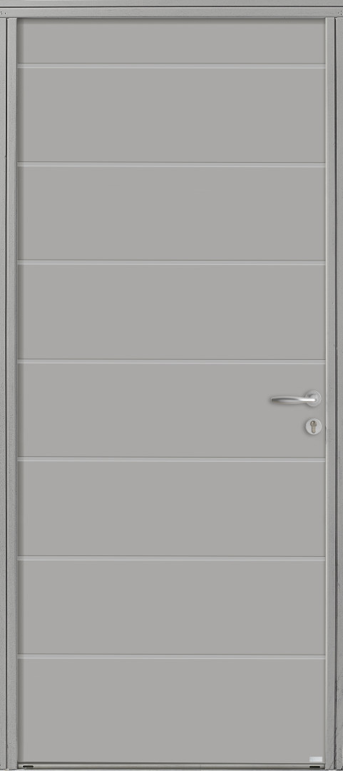 Porte d'entrée Bois exotique clair KOURA (B50)